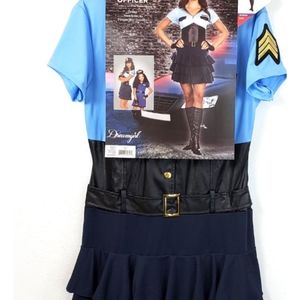 Womans police costume sizeL